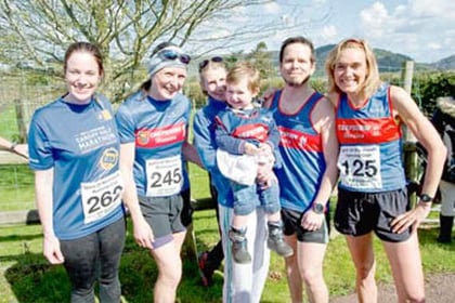 Runners take on the Kymin