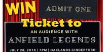 Win a ticket to ‘An Audience with Anfield Legends’ at  Oaklands Sports Bar, Cinderford on Saturday July 28th.