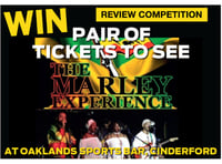 Win tickets to see the Marley Experience at Oaklands Sports Bar, Cinderford. - Closing date extended.