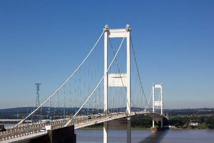 Search launched after man falls off old Severn Bridge