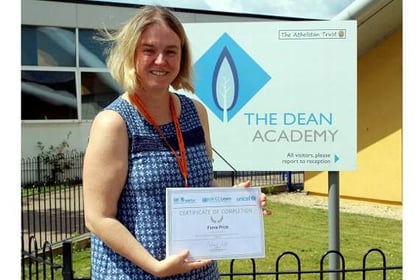 Climate teacher first in Gloucestershire