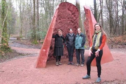 New artwork unveiled on Forest’s Sculpture Trail