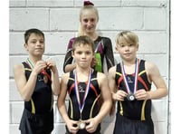 Gymnasts turn on the style in competition and shows