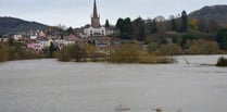 River Wye flood warning from Met Office