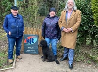 Gate helps keep boar out