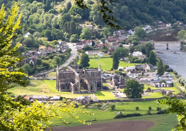 View of Tintern Abbey