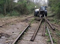 Full speed ahead for walking and cycling route on old railway line