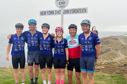 Cycling farmers raise over £30k for charity