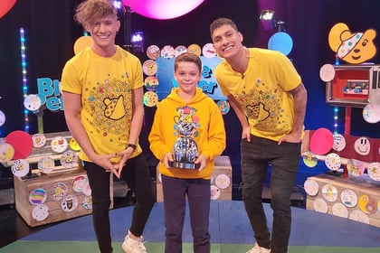 Dante hits new heights with Children in Need award