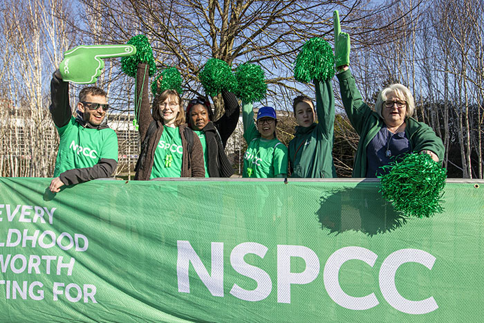 Join the volunteers at the NSPCC