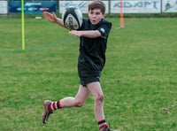 Hartpury student's academy helps young rugby players at Drybrook camp