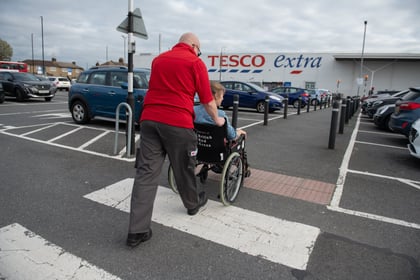 British Red Cross wheelchair rental launches at Lydney Tesco