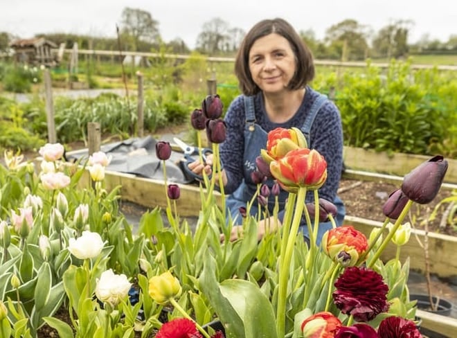 Jo Thompson of Wye Valley Flowers