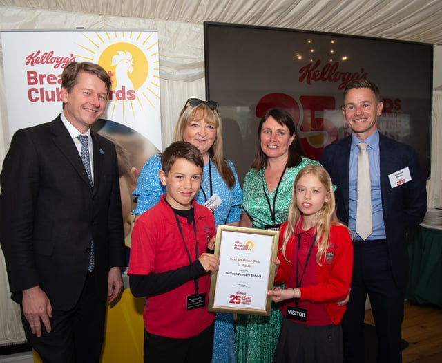 School awarded ‘Best Breakfast Club’ in Wales