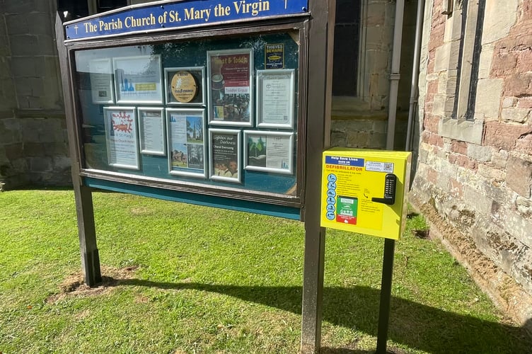 St Marys defibrillator