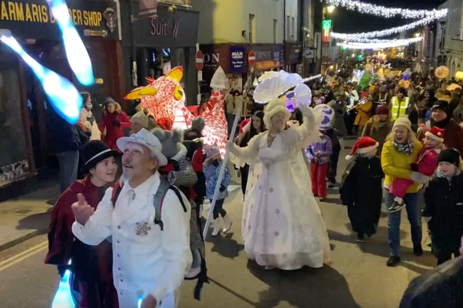 Monmouth lantern parade