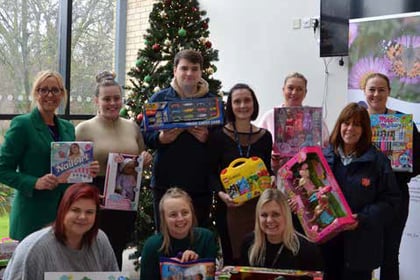 Two Rivers staff donate more than 100 gifts for children at Christmas