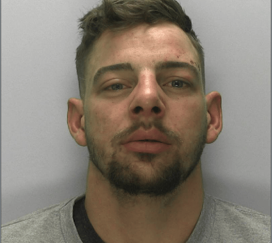 Ricky Hanson, aged 27 and of Danby Road in Yorkley, was arrested in Lydney on January 5