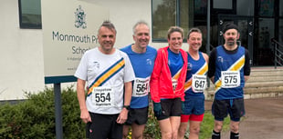 Runners rise to the challenge of the Kymin Winter Hill race