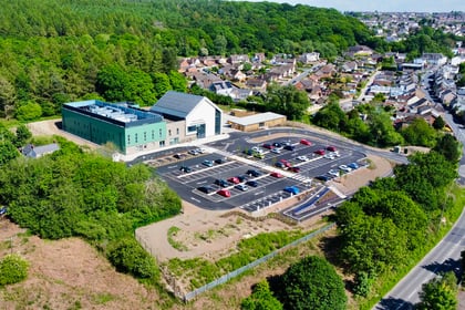 New Forest Hospital from the air