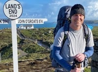 Veteran completes Land’s End to John o’Groats charity walk  