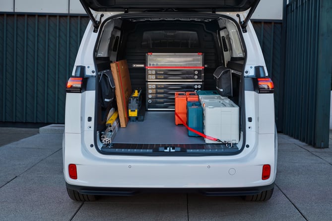 Van with tools