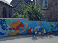 Wildlife mural brightens Cinderford streets