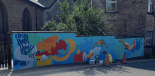 Wildlife mural brightens Cinderford streets