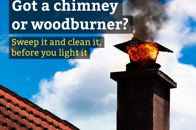 Chimney fire poster