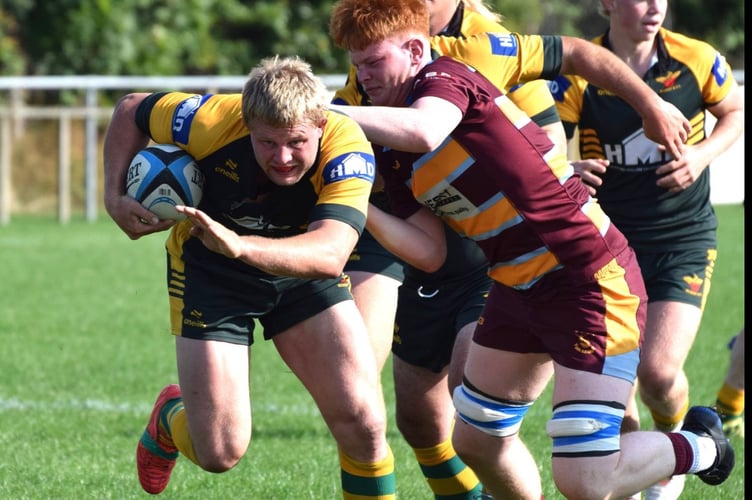 Newent on the charge against Malvern