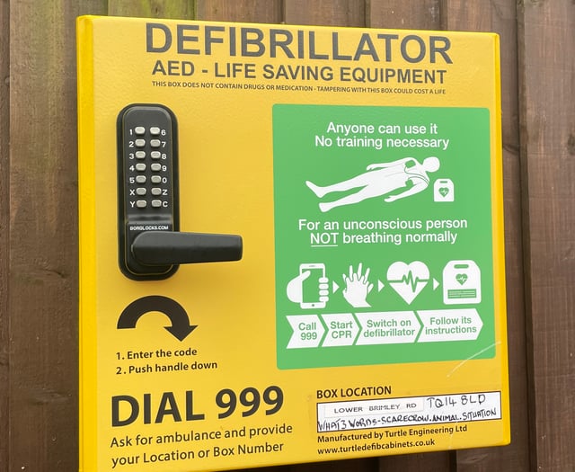 Increase of accessible defibrillators in Gloucestershire 