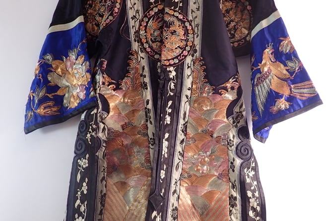 Japanese Silk Embroidered Coat