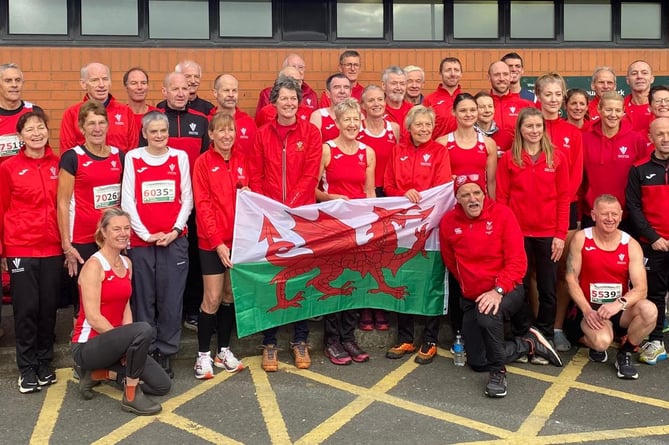 The Wales Home Countries Masters team