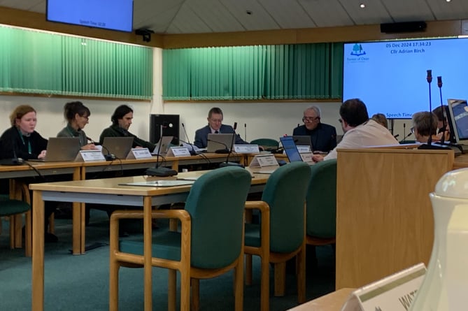 Coleford council meeting