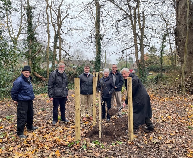 Tree planting celebrates 
beekeepers' anniversary