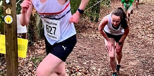 Runners crack on up The Kymin