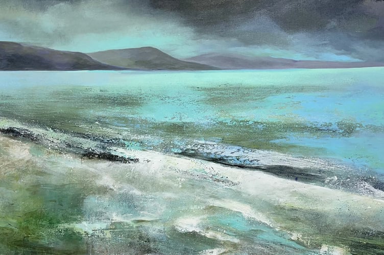 Sharon Harvey's 'Beachcombing on Muck'