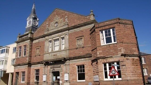 The Rolls Hall which currently houses the library and community activities