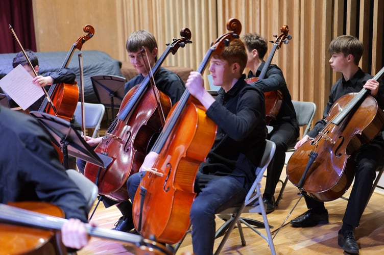 Stirring performances by both the School’s Orchestra and RWCMD (Haberdashers' Monmouth School)