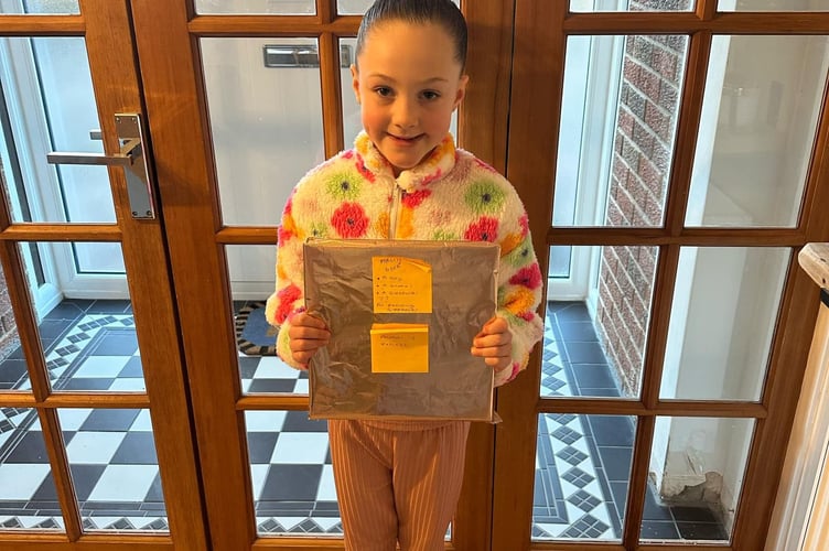 Nyla created a mystery book for World Book Day